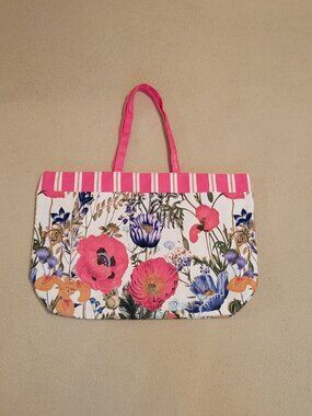 Estee Lauder Floral Tote Bag